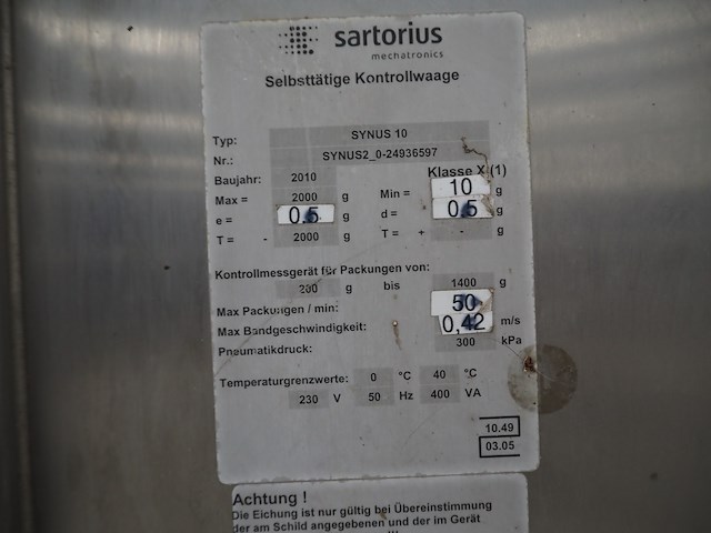 Sartorius - afbeelding 10 van  10