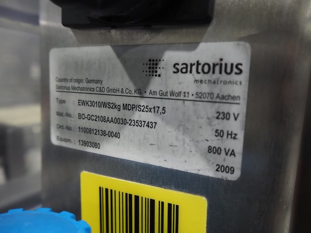 Sartorius - afbeelding 9 van  19