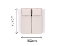 Sasa - modulaire slaapbank - lounge bank - bed - afbeelding 5 van  9