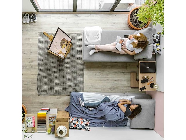 Sasa - modulaire slaapbank - lounge bank - bed - afbeelding 4 van  9