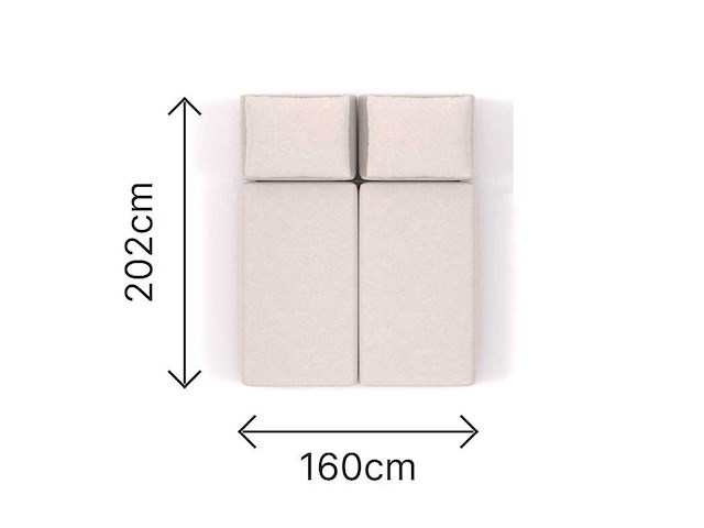 Sasa - modulaire slaapbank - lounge bank - bed - afbeelding 5 van  9