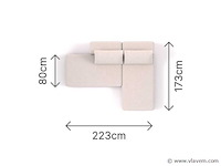 Sasa - modulaire slaapbank - lounge bank - afbeelding 6 van  9