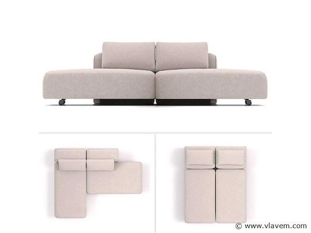 Sasa - modulaire slaapbank - lounge bank - afbeelding 7 van  9
