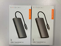 Satechi usb-c multiport v2 adapter (2x) - afbeelding 1 van  2