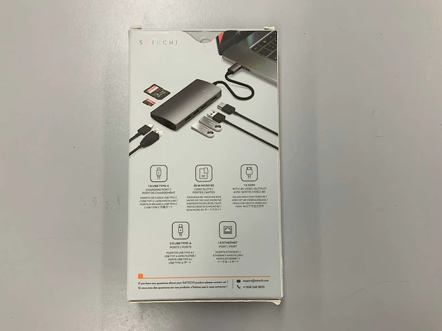 Satechi usb-c multiport v2 adapter - afbeelding 2 van  2