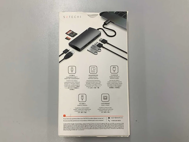 Satechi usb-c multiport v2 adapter - afbeelding 2 van  2