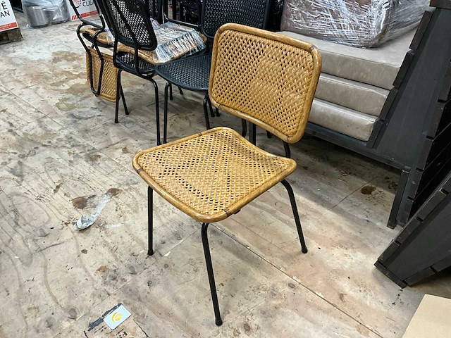 Sateliet eetkamerstoel (6x) - afbeelding 1 van  6