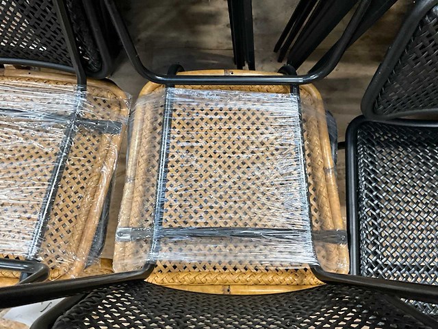 Sateliet eetkamerstoel (6x) - afbeelding 4 van  6