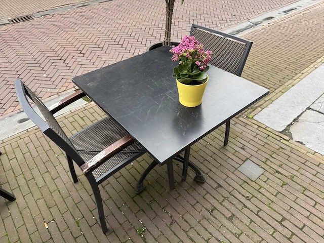 Satelliet - 2 terrastafels met 12 terrasstoelen - afbeelding 5 van  10