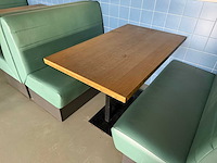 Satelliet - 2x restaurantbank met tafel - afbeelding 2 van  2