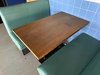 Satelliet - 2x restaurantbank met tafel - afbeelding 8 van  12