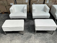 Satelliet - fauteuil met poef (2x) - afbeelding 1 van  4