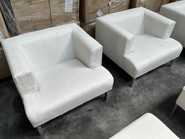 Satelliet - fauteuil met poef (2x) - afbeelding 2 van  4