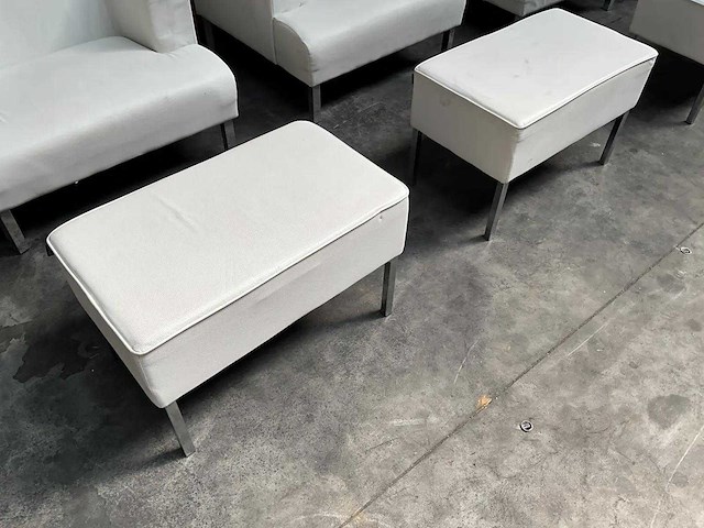 Satelliet - fauteuil met poef (2x) - afbeelding 3 van  4