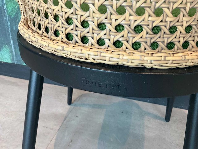 Satelliet - figaro sc - terrasstoel met kussen (8x) - afbeelding 5 van  5