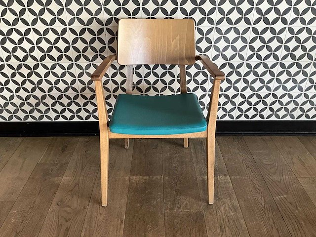 Satelliet - flash ac - restaurantstoel met lederen zitting (20x) - afbeelding 3 van  8