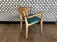 Satelliet - flash ac - restaurantstoel met lederen zitting (20x) - afbeelding 5 van  8