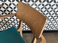 Satelliet - flash ac - restaurantstoel met lederen zitting (20x) - afbeelding 7 van  8