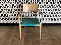 Satelliet - flash ac - restaurantstoel met lederen zitting (20x) - afbeelding 3 van  8