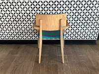 Satelliet - flash ac - restaurantstoel met lederen zitting (20x) - afbeelding 6 van  8