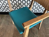 Satelliet - flash ac - restaurantstoel met lederen zitting (20x) - afbeelding 8 van  8