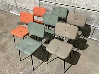 Satelliet - gerlin sc - gestoffeeerde restaurantstoel (7x)