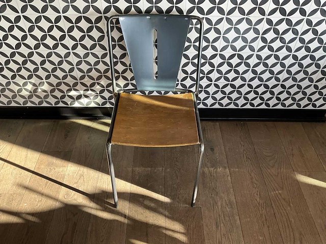 Satelliet - industriële restaurantstoel (12x) - afbeelding 3 van  9