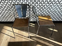 Satelliet - industriële restaurantstoel (5x) - afbeelding 2 van  9