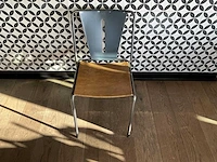 Satelliet - industriële restaurantstoel (5x) - afbeelding 3 van  9