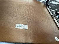 Satelliet - industriële restaurantstoel met armleuningen (6x) - afbeelding 9 van  9