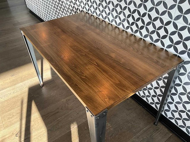 Satelliet - industriële restauranttafel (120x70 cm) (3x) - afbeelding 3 van  6