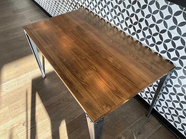 Satelliet - industriële restauranttafel (120x70 cm) (3x) - afbeelding 4 van  6