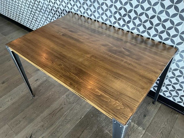 Satelliet - industriële restauranttafel (120x80 cm) (5x) - afbeelding 2 van  7