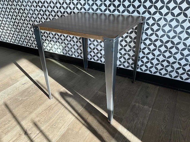 Satelliet - industriële restauranttafel (70x70 cm) (2x) - afbeelding 5 van  11