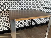 Satelliet - industriële restauranttafel (70x70 cm) (2x) - afbeelding 9 van  11