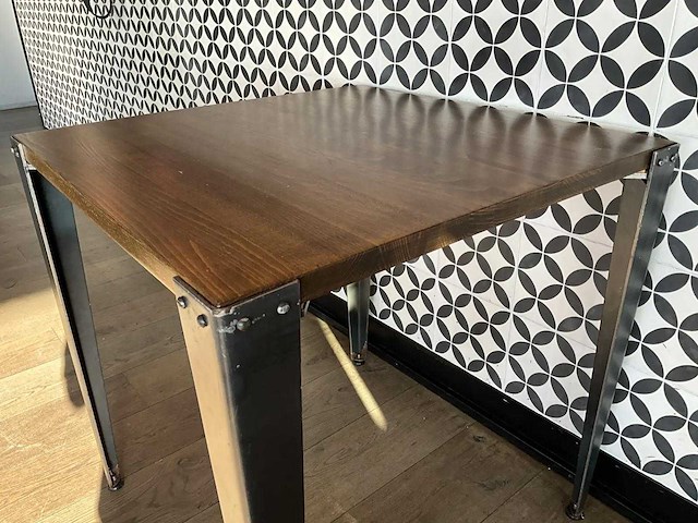 Satelliet - industriële restauranttafel (70x70 cm) (2x) - afbeelding 11 van  11