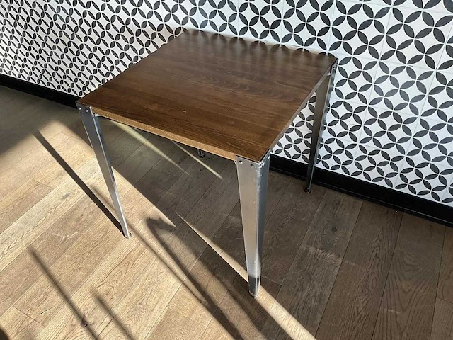 Satelliet - industriële restauranttafel (70x70 cm) (2x) - afbeelding 4 van  11