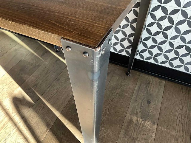 Satelliet - industriële restauranttafel (70x70 cm) (2x) - afbeelding 7 van  11