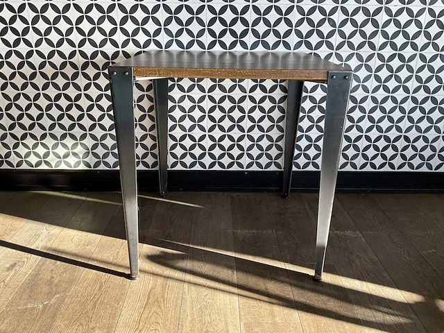 Satelliet - industriële restauranttafel (70x70 cm) (2x) - afbeelding 8 van  11