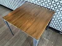 Satelliet - industriële restauranttafel (80x80 cm) (2x) - afbeelding 4 van  7