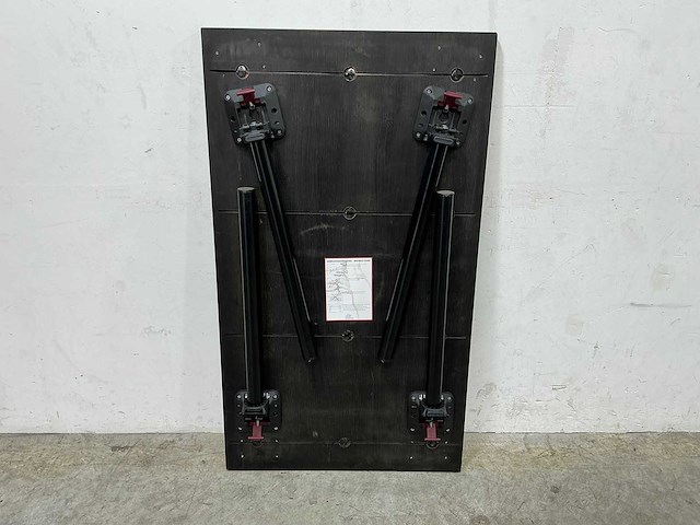 Satelliet - inklapbare restauranttafel met eiken blad (8x) - afbeelding 5 van  6
