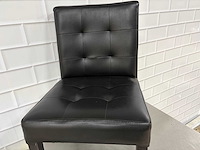 Satelliet - leatherlook restaurantstoel (5x) - afbeelding 3 van  4