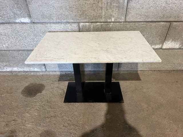 Satelliet - marmeren restauranttafel (120x70x75 cm) (2x) - afbeelding 2 van  5