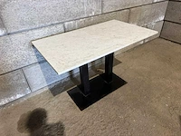 Satelliet - marmeren restauranttafel (120x70x75 cm) (2x) - afbeelding 3 van  5