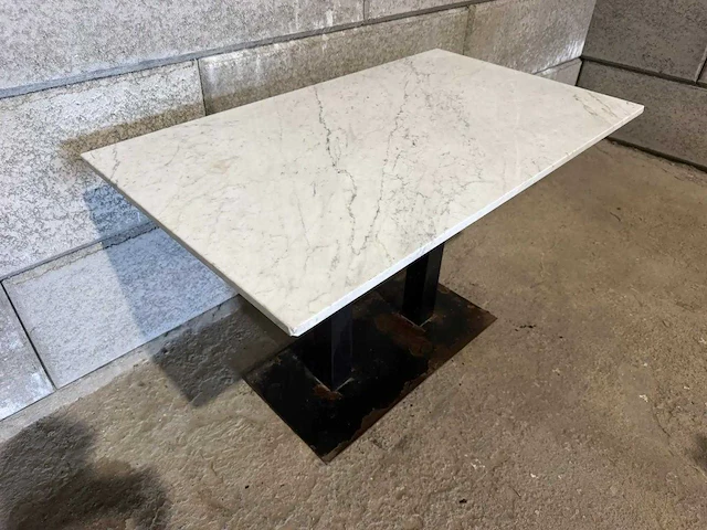 Satelliet - marmeren restauranttafel (70x70x75 cm) (2x) - afbeelding 2 van  13