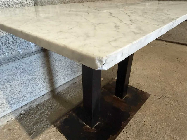 Satelliet - marmeren restauranttafel (70x70x75 cm) (2x) - afbeelding 3 van  13
