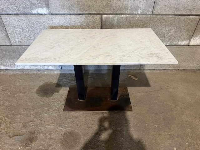 Satelliet - marmeren restauranttafel (70x70x75 cm) (2x) - afbeelding 6 van  13