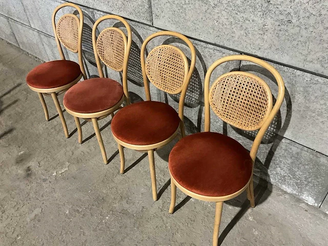 Satelliet - restaurantstoel met gestoffeerde zitting (8x) - afbeelding 1 van  7