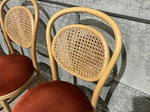 Satelliet - restaurantstoel met gestoffeerde zitting (8x) - afbeelding 3 van  7