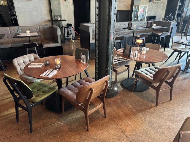 Satelliet - restauranttafel ø 100 cm (2x) - afbeelding 1 van  11